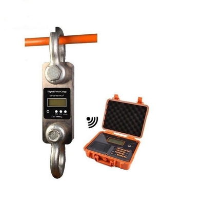 Uji Beban Dinamometer Digital Nirkabel Remote control Load Cell 10t~50t