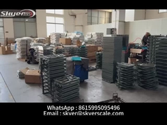 3T-5T Nominal Load Skala Lantai Baja Ringan 0,9x1,5m Untuk Aplikasi Industri