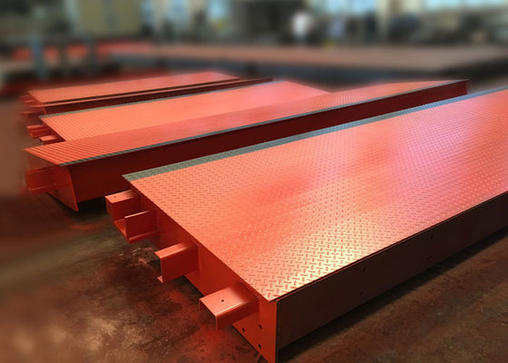 China Weighbridge Memproduksi 3x16m-60 Ton Truck Scale Weight Bridge Scale untuk Weighing Truck