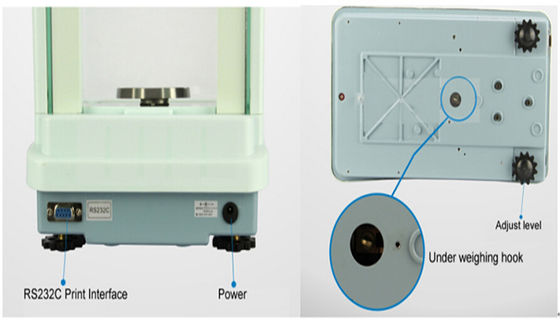 220g Lab Skala Elektronik Tunggal Pan Balance 0,0001g Akurasi