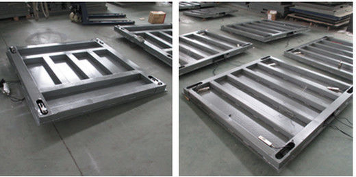 CE mudah memasang pelat pemeriksa baja karbon A12 Warehouse Electronic Floor Scale