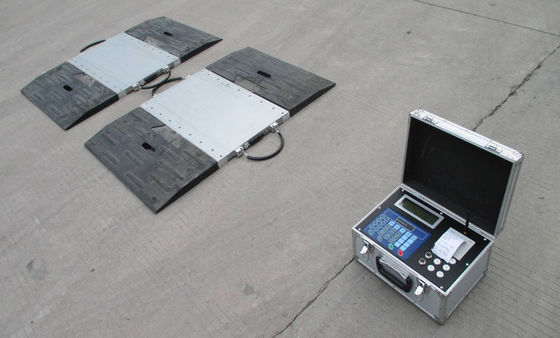 6pcs Wireless Portable Truck Axle Scale Dengan Indikator Layar Sentuh