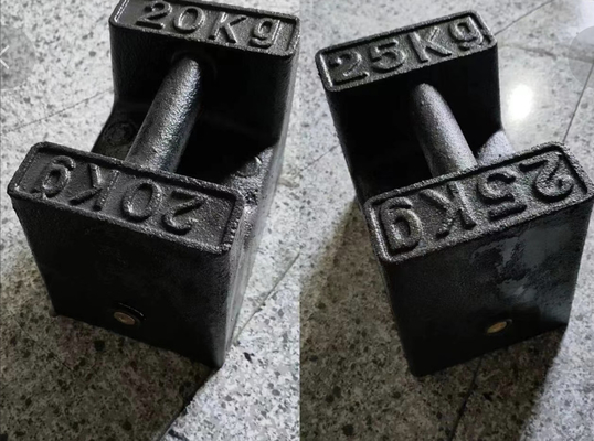 Berat uji 20 kg yang dapat ditumpuk M1 Berat kalibrasi besi cor 20 kg untuk derek