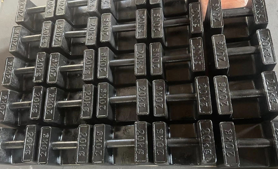 Berat uji 20 kg yang dapat ditumpuk M1 Berat kalibrasi besi cor 20 kg untuk derek