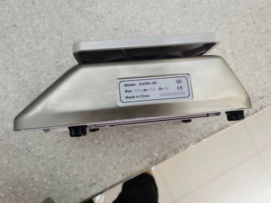 Skala Berat Elektronik Digital Waterproof Stainless Steel Skala Meja Timbang Digital Skala Super-ss 15kg