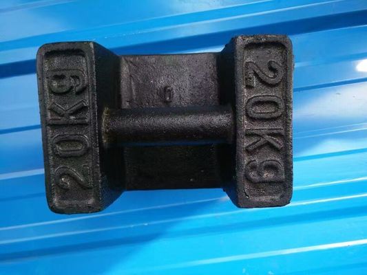Besi Cor Beratnya 20kg 25kg 50kg 200kg 500kg 1000kg Scale Parts Untuk Timbangan Lantai Platform