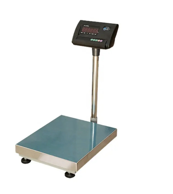 Baja Ringan 450x550mm 300kg Platform Bangku Skala Dengan WIFI Blue Tooth LED Display