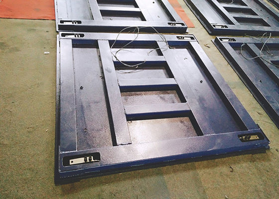 1.2 × 2m 5 Ton Timbangan Lantai Platform Baja Karbon