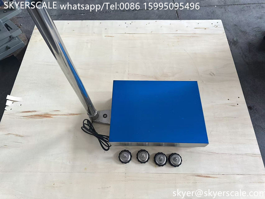 60kg 30x40cm Elektronik Stainless Steel Bench Weighing Scale Dengan Tutup Waterproof