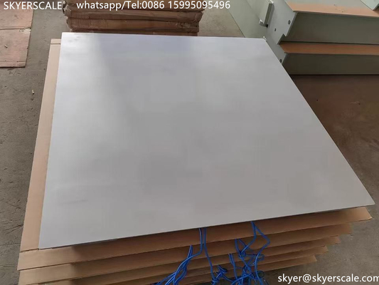 Tinggi Precision 1.2x1.2m 3 Ton Stainless Steel Digital menimbang skala lantai