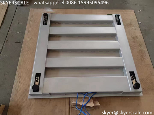 Tinggi Precision 1.2x1.2m 3 Ton Stainless Steel Digital menimbang skala lantai
