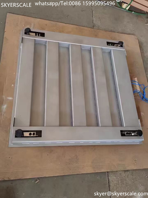 Tinggi Precision 1.2x1.2m 3 Ton Stainless Steel Digital menimbang skala lantai