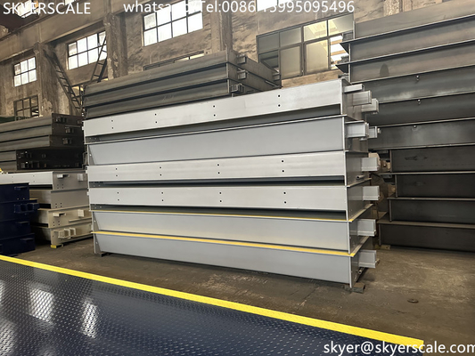 80 Ton 3x18m Weighbridge Skala Kendaraan Solusi Pengukuran Berat Tepat