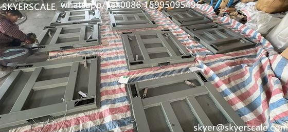 Industri skala elektronik presisi tinggi skala platform skala lantai skala 1x1.2m 3t OEM ODM