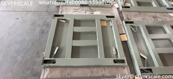 Industri 5000kg Digital Timbang Lantai Skala 1.2x1.5m dengan harga murah