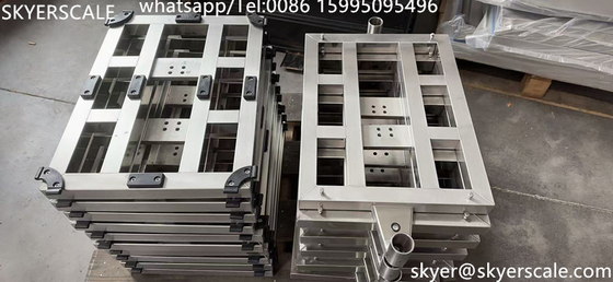 Stainless steel penuh tahan air Elektronik digital skala bangku 40x50cm 150kg platform menimbang ritel