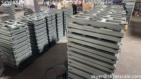 Digital 60x80cm 600kg Skala Elektronik Baja Karbon Skala Berat Pribadi Skala Lantai Bangku Skala Platform Pos