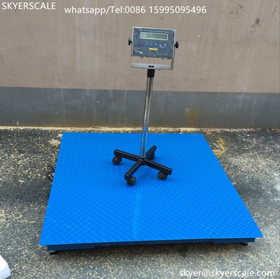 1.2x1.2m 2Ton Machine Wire Platform Industrial Digital Weighing Scale Dengan Jenis Tampilan A12