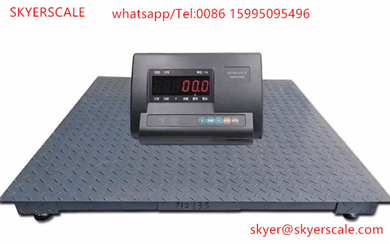1.2x1.2m 2Ton Machine Wire Platform Industrial Digital Weighing Scale Dengan Jenis Tampilan A12