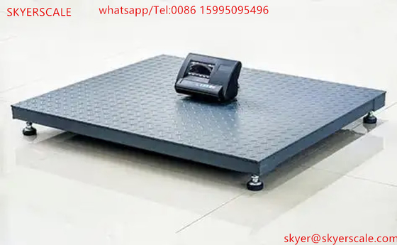 1.2x1.2m 2Ton Machine Wire Platform Industrial Digital Weighing Scale Dengan Jenis Tampilan A12
