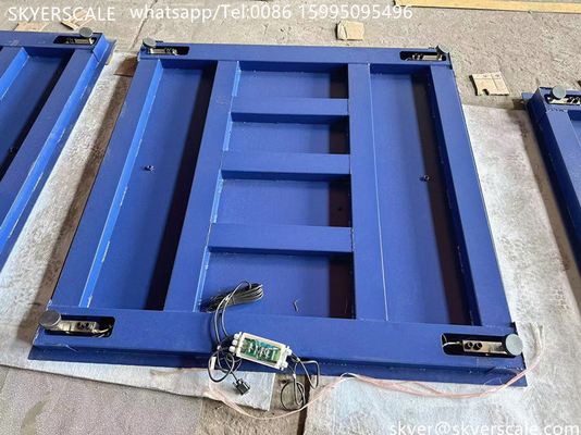 Skala platform baja karbon kapasitas industri 5 ton dengan tampilan indikator A12E Tipe A12 atau opsional lainnya