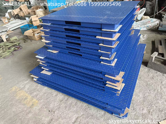 Skala platform baja karbon kapasitas industri 5 ton dengan tampilan indikator A12E Tipe A12 atau opsional lainnya
