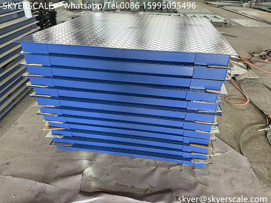 Skala platform baja karbon kapasitas industri 5 ton dengan tampilan indikator A12E Tipe A12 atau opsional lainnya