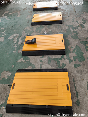 Skala Portable Wireless untuk Truk 30 Ton Vehicle Weighing Pads