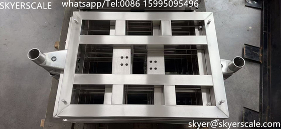 Gudang 600x700 800kg Skala platform stainless steel