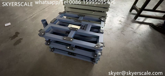 400x400 mm 100kg Skala Penimbang Bangku Dengan LCD / LED Display