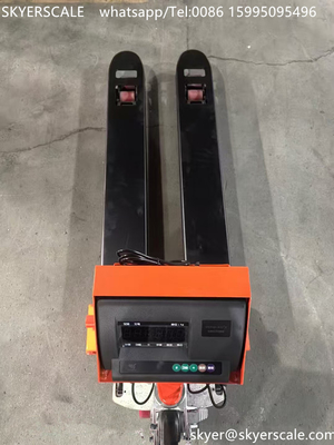 Palet Tangan Hydraulic Timbang Skala Forklift 2000kg Timbang Industri