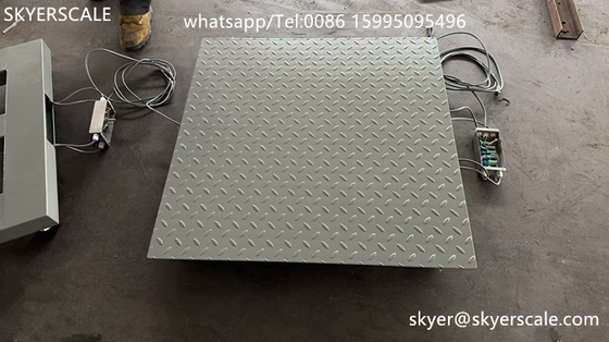 Skala lantai untuk gudang skala platform industri 5000kg