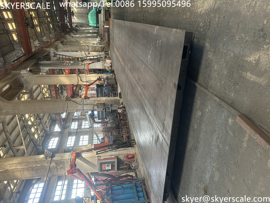 Produsen Industrial Electronic Weighbridge lebar 3m dengan panjang 18m menimbang jembatan 120ton skala berat truk