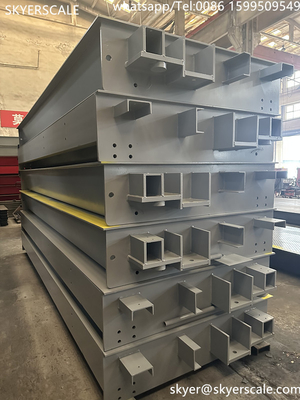 Popular 3m Lebar 10m Panjang 60t Berat-Tugas Truk Skala Menimbang Berat Jembatan Plate halus atau Checker Plate Platform