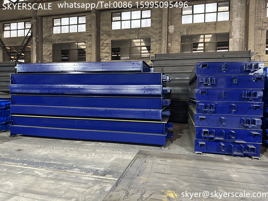 Weighbridge khusus 18 meter 100 Ton Berat Badan Berat Mobil Tugas Berat Skala Truk