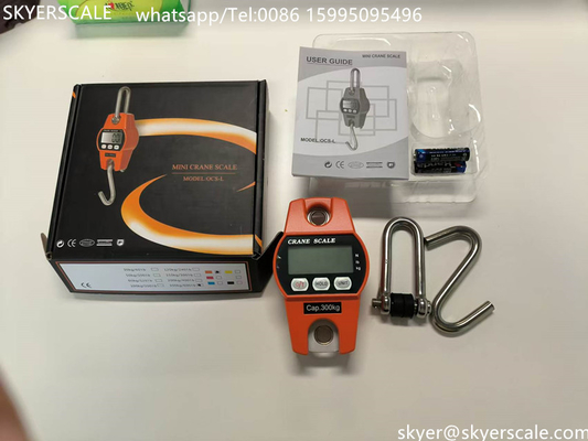 OCS-L Precision Electronic Crane Aluminium Scale Hanging Scale / Weighing Scale 300kg 600lb
