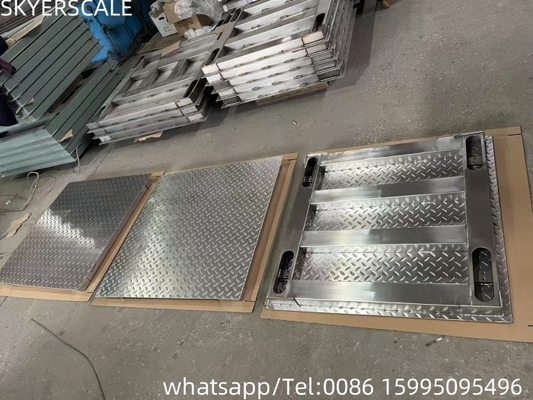 Heavy Duty 304 stainless steel lantai tipe Digital timbangan OIML 1 Ton 3t 5 Ton lantai timbangan