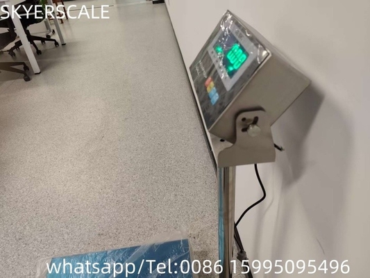 40x50cm 150kg Skala platform penimbang baja tahan karat dengan indikator tahan air LED hijau