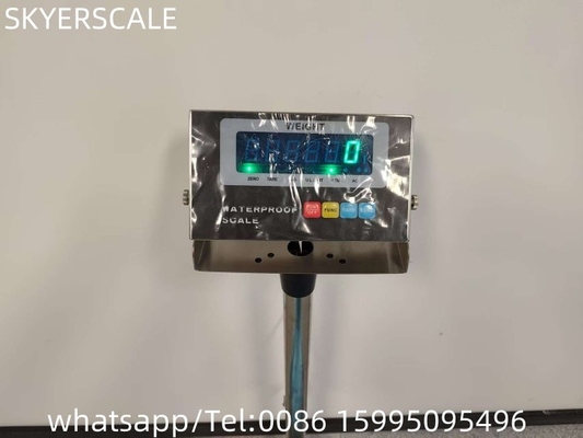 40x50cm 150kg Skala platform penimbang baja tahan karat dengan indikator tahan air LED hijau
