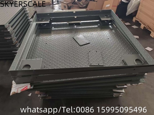 Skala platform penimbang Digital Berat 1,2x1,2m 1 Ton-3 Ton Skala lantai