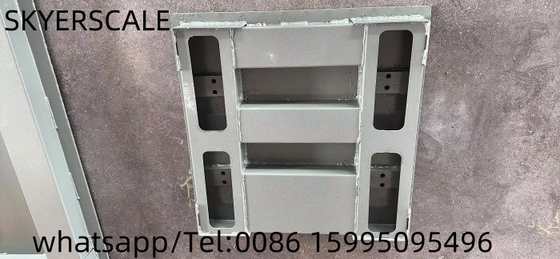 Skala lantai baja karbon yang dapat disesuaikan 1.5x1.5m 5 Ton dengan dukungan OEM dan ODM untuk industri