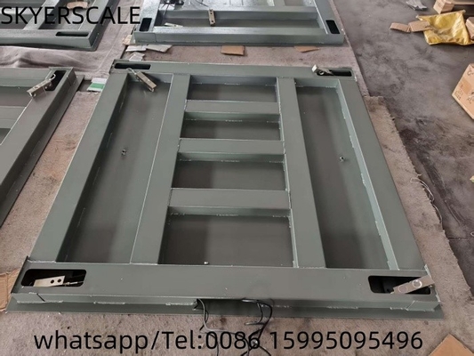 Timbangan lantai berat 1.2x1.5m Platform timbangan baja karbon 3000kg