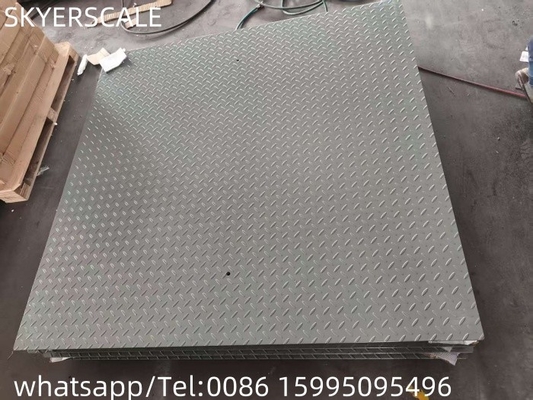 Timbangan lantai berat 1.2x1.5m Platform timbangan baja karbon 3000kg