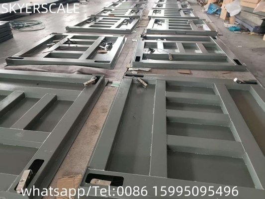 Timbangan lantai berat 1.2x1.5m Platform timbangan baja karbon 3000kg