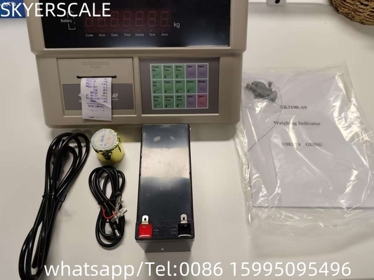 Indikator A9P Dengan Printer Stock Live Stock Scale Weighing Indicator