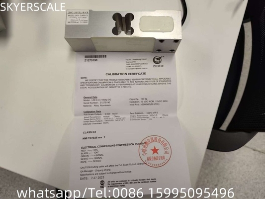 zemic L6E3 300kg Pengujian Load Cell Balance Dengan Sensor Tekanan untuk Skala Berat Harga Elektronik