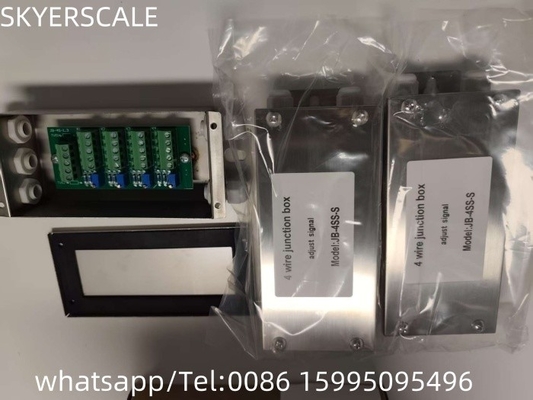 Skala berat lantai 4 Loadcell Weighing Inox Junction Box