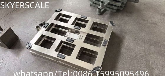 Skala platform penimbang 150kg stainless steel dengan indikator LCD XK3190-A12