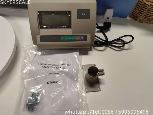 Yaohua XK3190 Series Skala Skala Bench Ekonomi Indikator A12 LCD Tampilan 1g Akurasi Bahan Plastik OEM