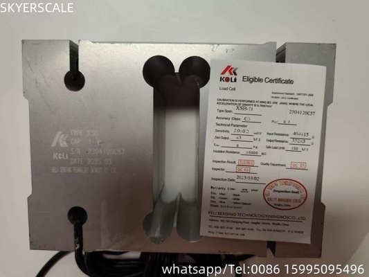 Sel beban asli 1t Kapasitas Keli XSB Sensor Sel beban untuk pengukur butir yang tepat